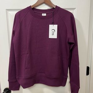 NWT Plum Oh So Soft Pocket Crewneck Sweatshirt Size S